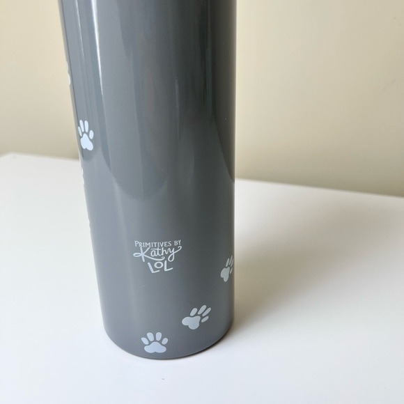 Love My Rescue insulated water bottle. Screw-on cap with wooden detail. - Picture 4 of 6